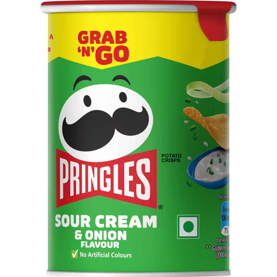 Pringles Potato Chips - Sour Cream & Onion